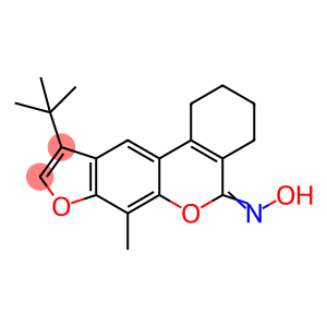 (5E)-10-tert-butyl-N-hydroxy-7-methyl-1,2,3,4-tetrahydro-5H-benzo[c]furo[3,2-g]chromen-5-imine