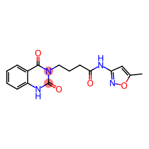 4-(2-hydroxy-4-oxoquinazolin-3(4H)-yl)-N-(5-methyl-1,2-oxazol-3-yl)butanamide