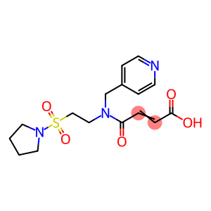 (E)-4-氧代-4-(4-吡啶基甲基-(2-吡咯烷-1-基磺酰基乙基)氨基)丁-2-烯酸