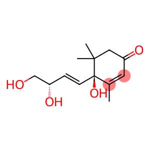 2-Cyclohexen-1-one, 4-[(1E,3S)-3,4-dihydroxy-1-buten-1-yl]-4-hydroxy-3,5,5-trimethyl-, (4S)-