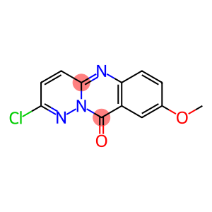 10H-PYRIDAZINO[6,1-B]QUINAZOLIN-10-ONE, 2-CHLORO-8-METHOXY-