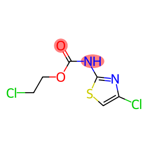 Carbamic  acid,  N-(4-chloro-2-thiazolyl)-,  2-chloroethyl  ester