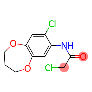 2-CHLORO-N-(8-CHLORO-3,4-DIHYDRO-2H-1,5-BENZODIOXEPIN-7-YL)ACETAMIDE