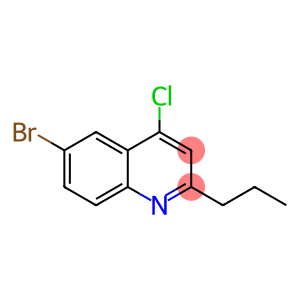 6-BROMO-4-CHLORO-2-PROPYLQUINOLINE