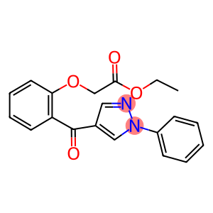 ethyl {2-[(1-phenyl-1H-pyrazol-4-yl)carbonyl]phenoxy}acetate