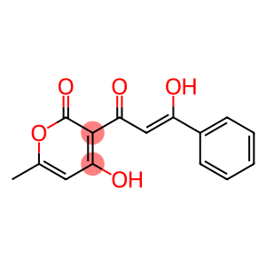 4-Hydroxy-3-[(Z)-3-hydroxy-1-oxo-3-phenyl-2-propenyl]-6-methyl-2H-pyran-2-one