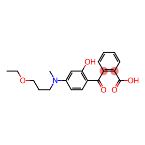 2-[4-[3-ethoxypropyl(methyl)amino]-2-hydroxybenzoyl]benzoic acid