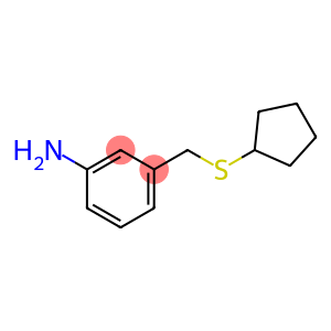 Benzenamine, 3-[(cyclopentylthio)methyl]-