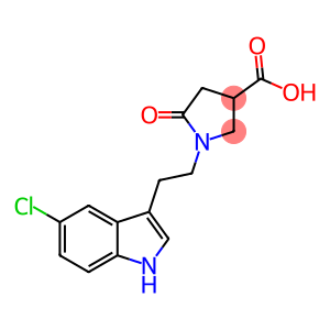 3-pyrrolidinecarboxylic acid, 1-[2-(5-chloro-1H-indol-3-yl)ethyl]-5-oxo-