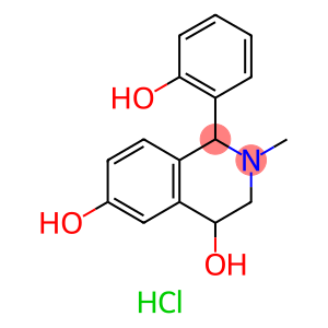 4,6-Isoquinolinediol, 1,2,3,4-tetrahydro-1-(2-hydroxyphenyl)-2-methyl-, hydrochloride (1:1)