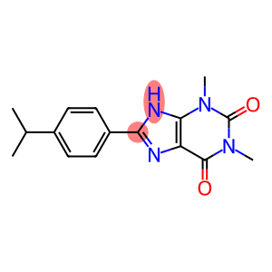 8-(4-isopropylphenyl)-1,3-dimethyl-3,7-dihydro-1H-purine-2,6-dione