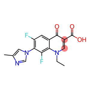 3-Quinolinecarboxylic acid, 1-ethyl-6,8-difluoro-1,4-dihydro-7-(4-methyl-1H-imidazol-1-yl)-4-oxo-