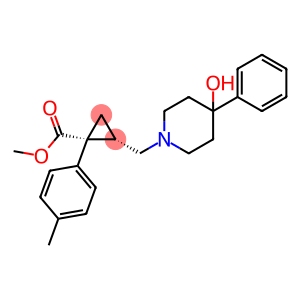 (1R,2S)-REL-2-[(4-羟基-4-苯基-1-哌啶基)甲基]-1-(4-甲基苯基)环丙烷羧酸甲酯