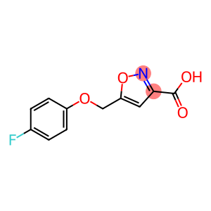 5-[(4-fluorophenoxy)methyl]-3-isoxazolecarboxylic acid