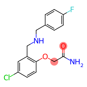 2-(4-chloro-2-{[(4-fluorobenzyl)amino]methyl}phenoxy)acetamide