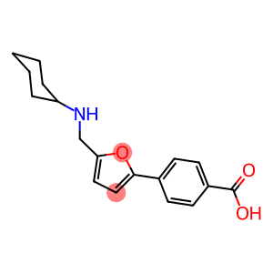 4-{5-[(cyclohexylamino)methyl]-2-furyl}benzoic acid