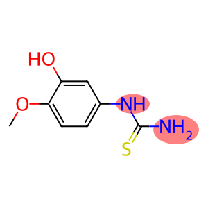 1-(3-HYDROXY-4-METHOXYPHENYL)THIOUREA