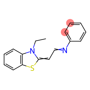 Benzenamine, N-[2-(3-ethyl-2(3H)-benzothiazolylidene)ethylidene]-