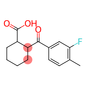 CIS-2-(3-FLUORO-4-METHYLBENZOYL)CYCLOHEXANE-1-CARBOXYLIC ACID