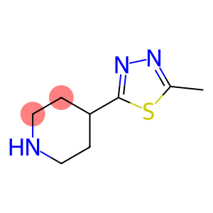 2-Methyl-5-(piperidin-4-yl)-1,3,4-thiadiazole