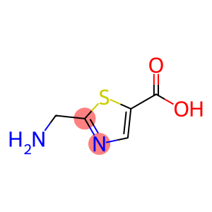 5-Thiazolecarboxylic acid, 2-(aminomethyl)-