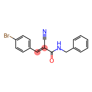 (2E)-N-benzyl-3-(4-bromophenyl)-2-cyanoprop-2-enamide