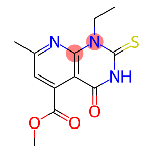 Methyl 1-ethyl-2-mercapto-7-methyl-4-oxo-1,4-dihydropyrido[2,3-d]pyrimidine-5-carboxylate