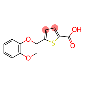 5-[(2-methoxyphenoxy)methyl]thiophene-2-carboxylic acid