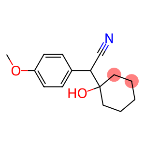 (1-hydroxycyclohexyl)(4-methoxyphenyl)acetonitrile