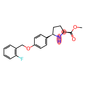 methyl (5R)-5-(4-{[(2-fluorophenyl)methyl]oxy}phenyl)-L-prolinate