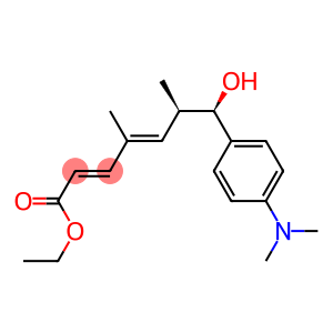 (2E,4E,6R,7R)-ethyl7-(4-(diMethylaMino) phenyl)-7-hydroxy-4,6-diMethylhepta-2,4-dienoate