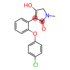 3-(2-(4-Chlorophenoxy)phenyl)-4-hydroxy-1-methyl-1H-pyrrol-2(5H)-one