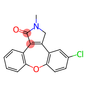 5-氯-2-甲基-2,3-二氢二苯并[2,3:6,7]氧杂卓并[4,5-c]吡咯-(2H)-酮