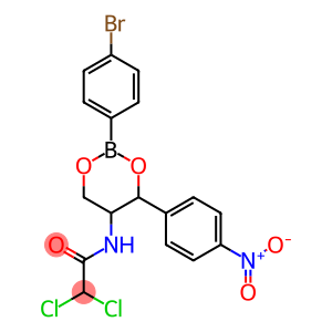 Acetamide,N-[2-(4-bromophenyl)-4-(4-nitrophenyl)-1,3,2-dioxaborinan-5-yl]-2,2-dichloro-