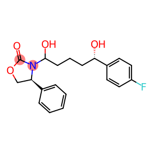 2-Oxazolidinone, 3-[(5S)-5-(4-fluorophenyl)-1,5-dihydroxypentyl]-4-phenyl-, (4S)-