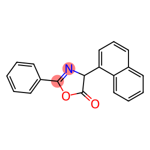 5(4H)-Oxazolone,  4-(1-naphthalenyl)-2-phenyl-