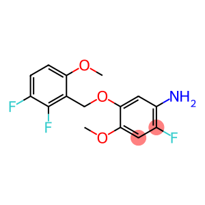 Benzenamine, 5-[(2,3-difluoro-6-methoxyphenyl)methoxy]-2-fluoro-4-methoxy-