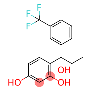1,3-Benzenediol, 4-[1-hydroxy-1-[3-(trifluoromethyl)phenyl]propyl]-