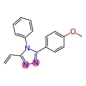 3-(4-METHOXYPHENYL)-4-PHENYL-5-VINYL-4H-1,2,4-TRIAZOLE