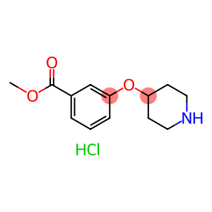 Methyl 3-(4-piperidinyloxy)benzoate hydrochloride