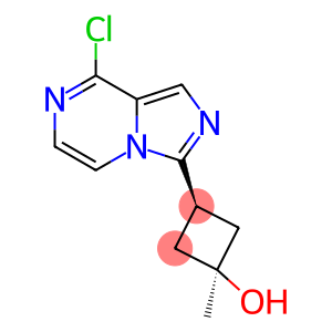 cis-3-(8-Chloroimidazo[1,5-a]pyrazin-3-yl)-1-methylcyclobutanol