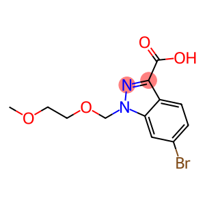 6-bromo-1-(2-methoxyethoxymethyl)-3-indazolecarboxylic acid