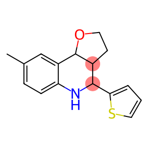 8-METHYL-4-THIOPHEN-2-YL-2,3,3A,4,5,9B-HEXAHYDRO-FURO[3,2-C]QUINOLINE