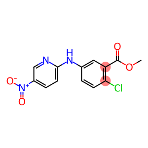 2-chloro-5-(5-nitro-pyridine-2-ylamino)-benzoic acid methyl ester