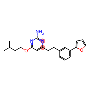 2-PyriMidinaMine, 4-[2-[3-(2-furanyl)phenyl]ethyl]-6-(3-Methylbutoxy)-