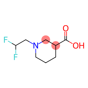 1-(2,2-difluoroethyl)piperidine-3-carboxylic acid