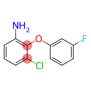 Benzenamine, 3-chloro-2-(3-fluorophenoxy)-