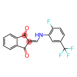2-{[2-fluoro-5-(trifluoromethyl)anilino]methylene}-1H-indene-1,3(2H)-dione