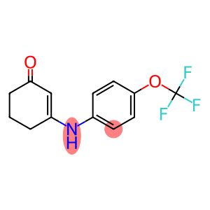 3-((4-(TRIFLUOROMETHOXY)PHENYL)AMINO)CYCLOHEX-2-EN-1-ONE