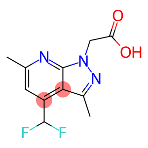 2-[4-(Difluoromethyl)-3,6-dimethyl-pyrazolo[3,4-b]pyridin-1-yl]acetic acid